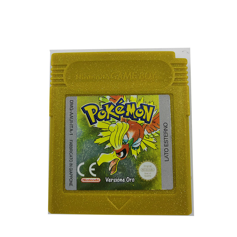 Pokemon Oro Game Boy Color Cartuccia Italiano - RetroPlayersOne